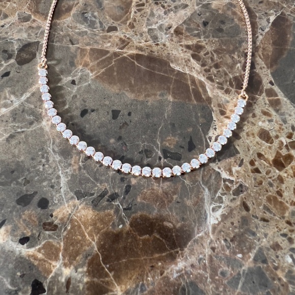 Pandora Timeless Rose Gold Plated Sterling Silver, Slider Tennis Bracelet - Picture 13 of 16